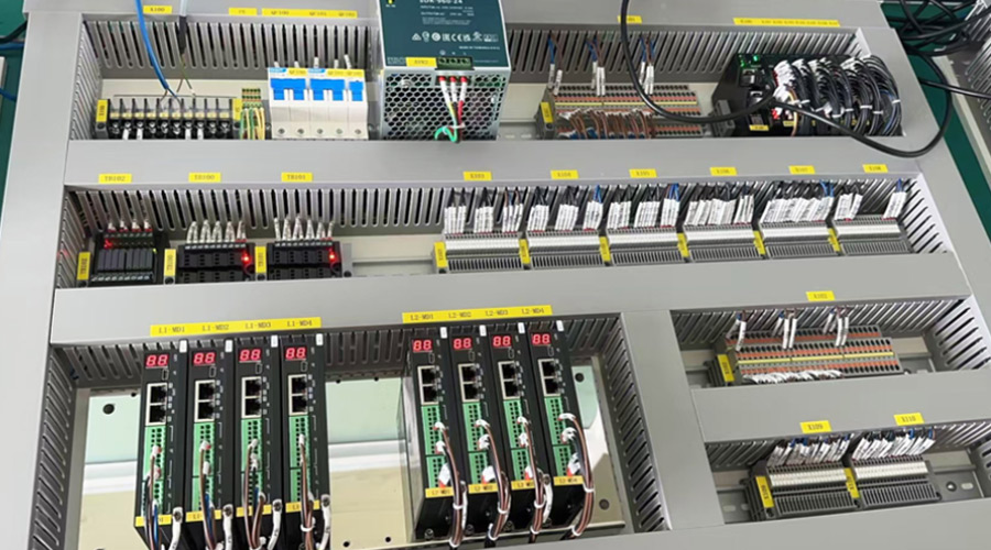 Electric cabinet processing